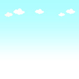 sky with cloud design gradient background vector