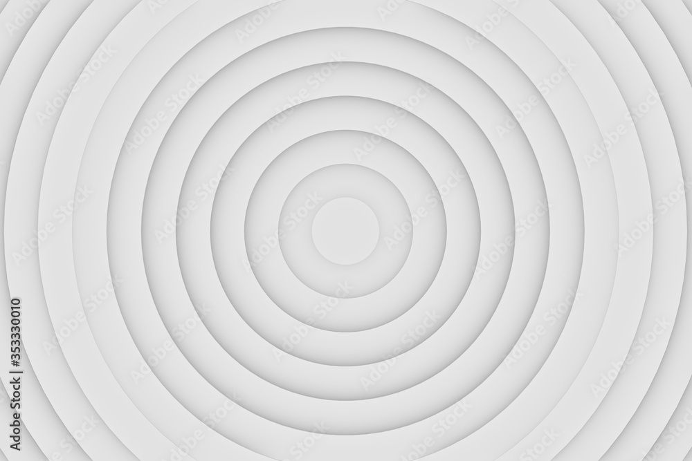 Simple White circles abstract background. 3D illustration. Simple White circles abstract background. 3D illustration.
