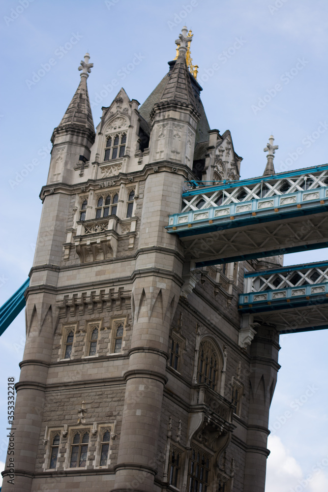 Tower bridge detailed photo 