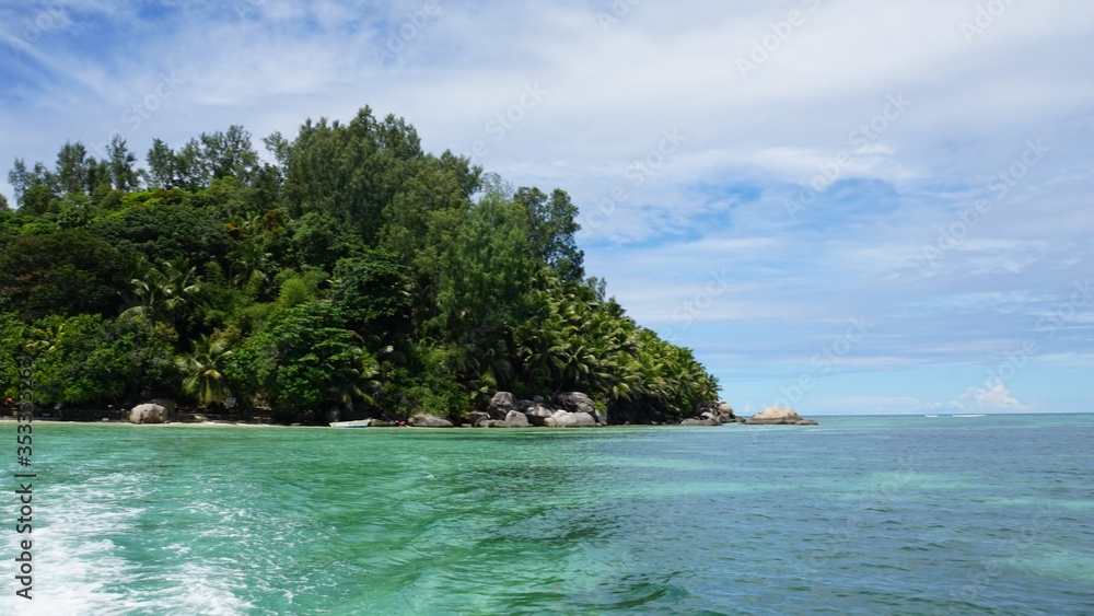 Obraz premium tropical seychelles island