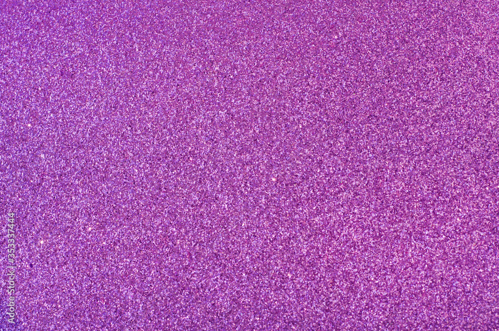 Colorful abstract blurred bright purple background, glitter christmas texture