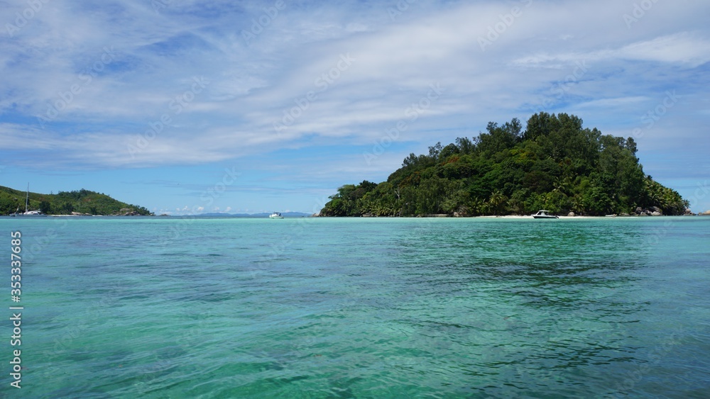 Obraz premium tropical seychelles island
