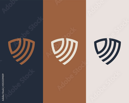 Letter D M logo design. creative minimal monochrome monogram symbol. Universal elegant vector emblem. Premium business logotype. Graphic alphabet symbol for corporate identity