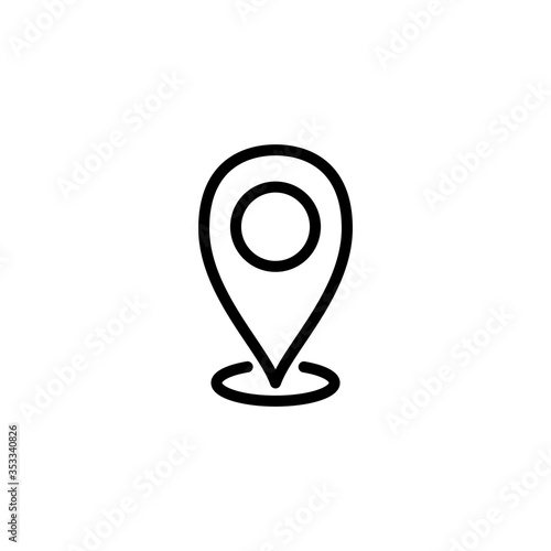 Map Pin Icon Vector Design Template And Illustrator