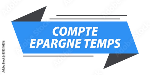 compte épargne temps bannière