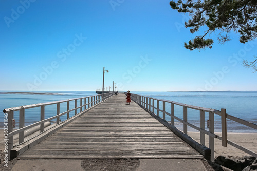 Lady on the Pier