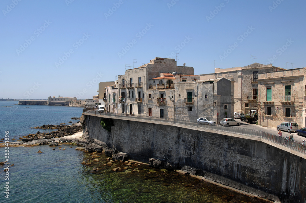 Italy  Sicily  Syracuse , 07/03/2007: Ortigia Island, is the oldest part of the city of Syracuse. 
