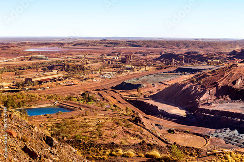 Iron ore mine at Newman in outback Western Australia.