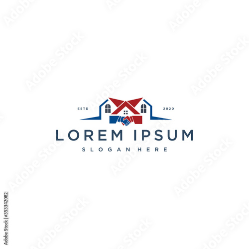 deal home logo design vector