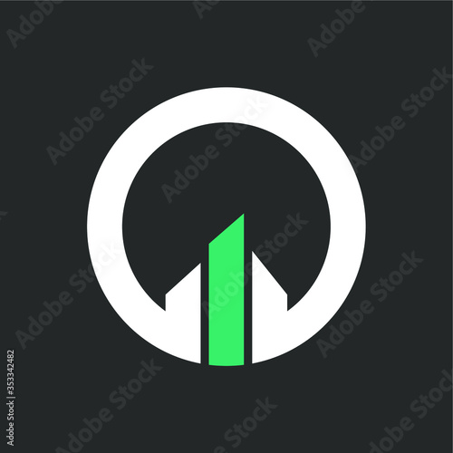 illustration vector graphic of home finance logo