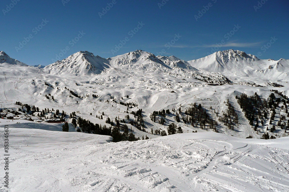 La Plagne Paradiski Ski Area French Alps France