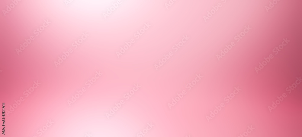 Abstract background for wallpaper, pattern and label on website. Light 3d  pink metal texture or shiny metallic gradient. Empty pastel background. 3d  rendering design. blank backdrop. Stock Photo