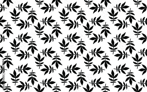  Background Abstract gray, black and white texture. Flora motifs, vector style art, used in cover designs, book designs, posters, covers, leaflets, website backgrounds, or advertisements. © Niyaska