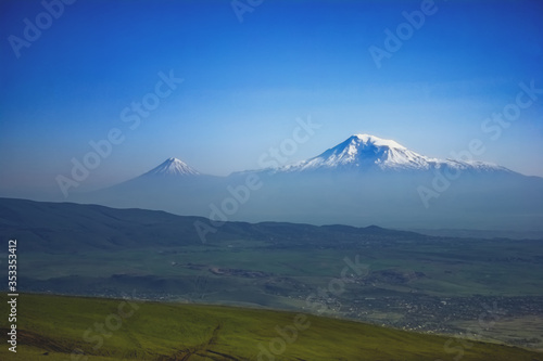 Mount Ararat. beautiful view from Armenia © S...
