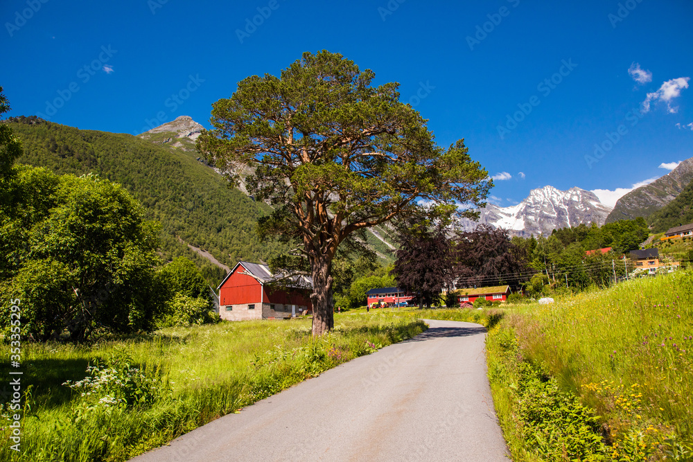 June, 2019 - Standaldalen Valley in the Sunnmore Alps, More og Romsdal, Norway. June, 2019 - Standaldalen Valley in the Sunnmore Alps, More og Romsdal, Norway.