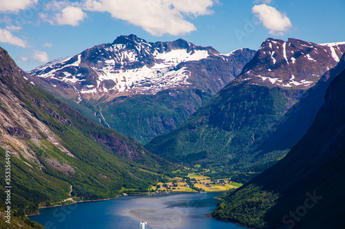 The Hjorundfjord and the Sunnmore Alps near Trandal, More og Romsdal, Norway. © F8 \ Suport Ukraine