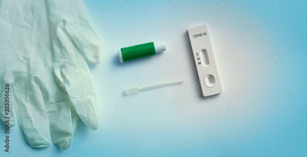 Disposable COVID19 test kit for rapid detection of antibodies in the
