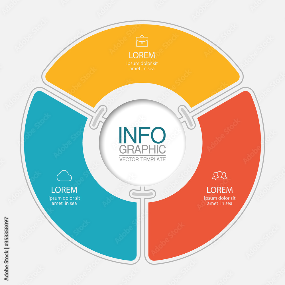 Vector iInfographic template for business, presentations, web design, 3 options. Vector iInfographic template for business, presentations, web design, 3 options.