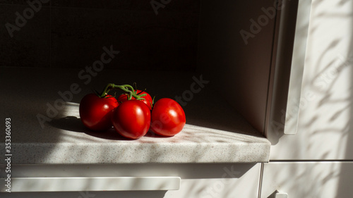 ripe tomatoes ready to eat photo