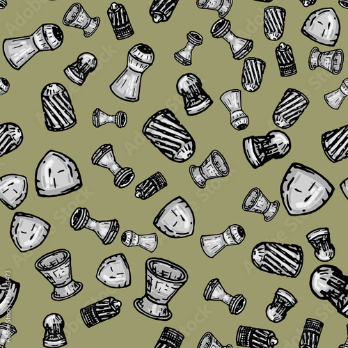 seamless pattern lead bullets