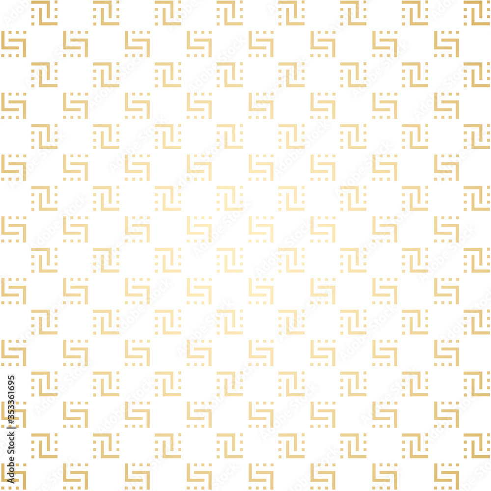 Golden and white seamless simple pattern background, art deco style Golden and white seamless simple pattern background, art deco style