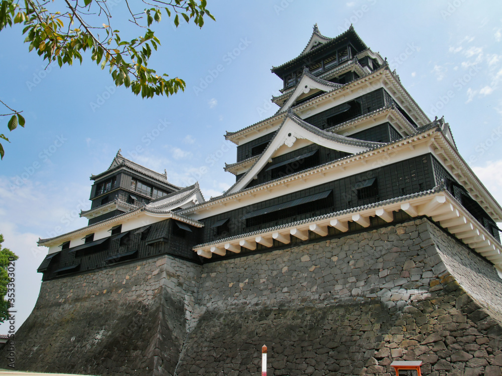 壮大な熊本城