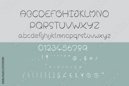 This set is alphabets A-Z, numeral and punctuation that you can use on your logos, social media, print etc.