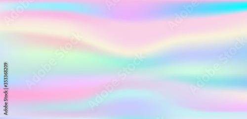 Rainbow, princess, background. Premium vector.