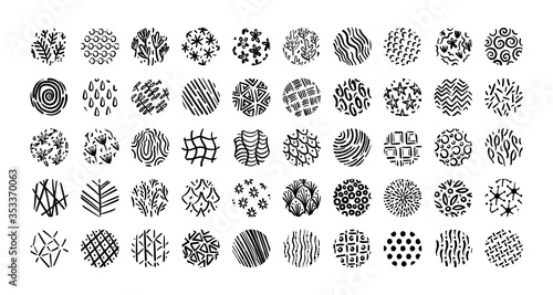bundle of organic patterns set