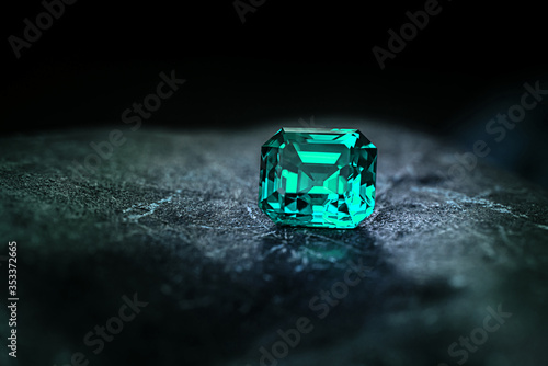 Precious blue gemstone