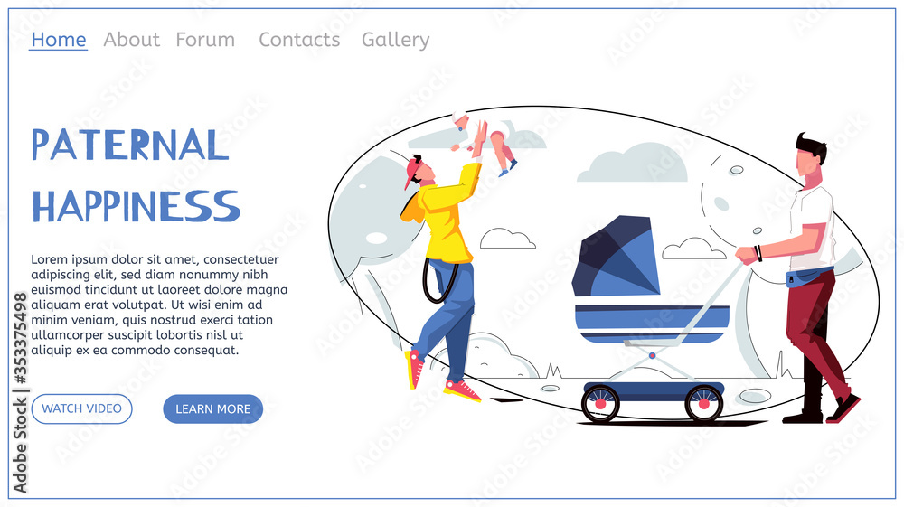Parental Happiness Landing Page