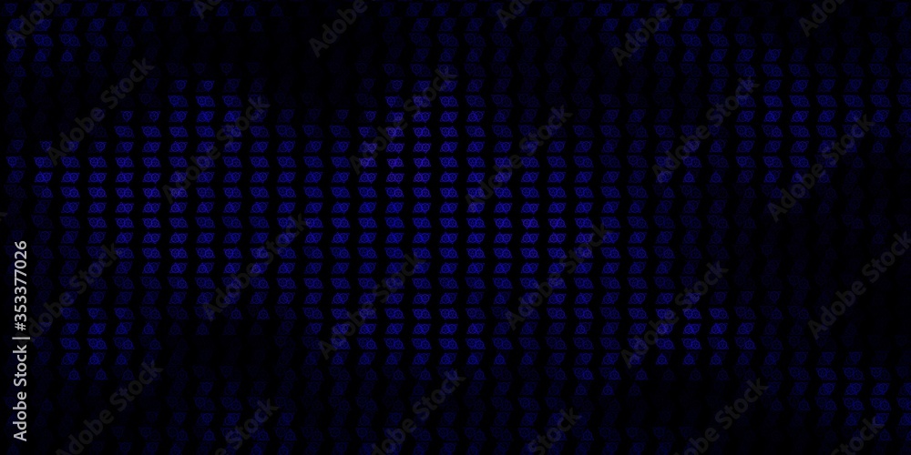Dark Purple vector template with esoteric signs. Dark Purple vector template with esoteric signs.