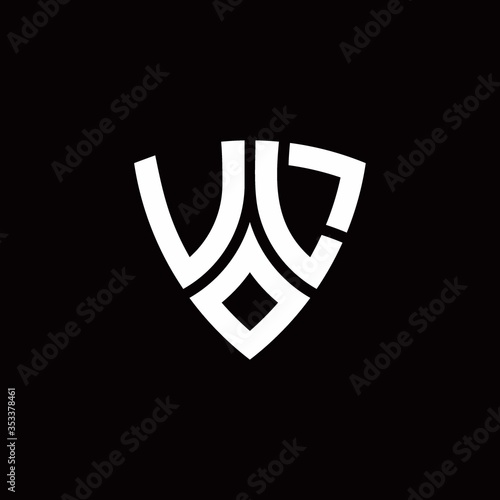 Free Download VL monogram logo with modern shield style design template - GFXLoad