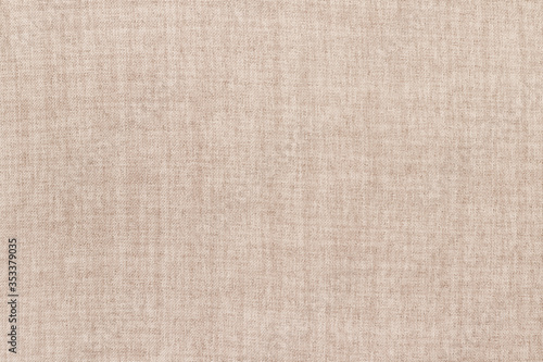 Brown linen fabric texture background, seamless pattern of natural textile.