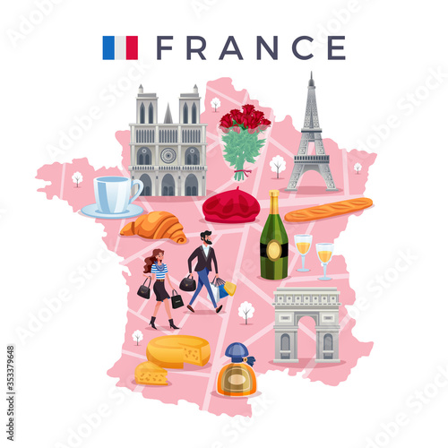 France Travel Concept