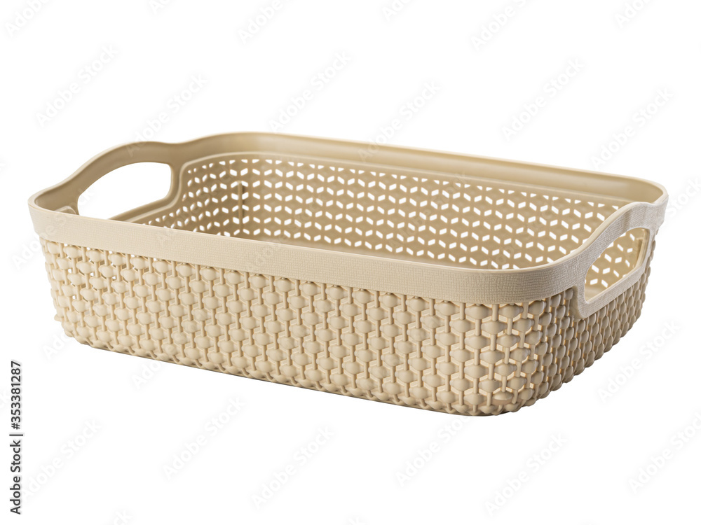 wicker plastic basket for Laundry and accessories wicker plastic basket for Laundry and accessories