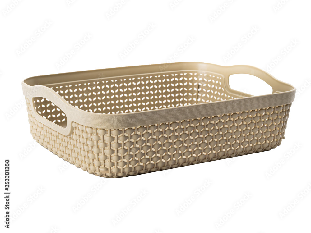 wicker plastic basket for Laundry and accessories wicker plastic basket for Laundry and accessories