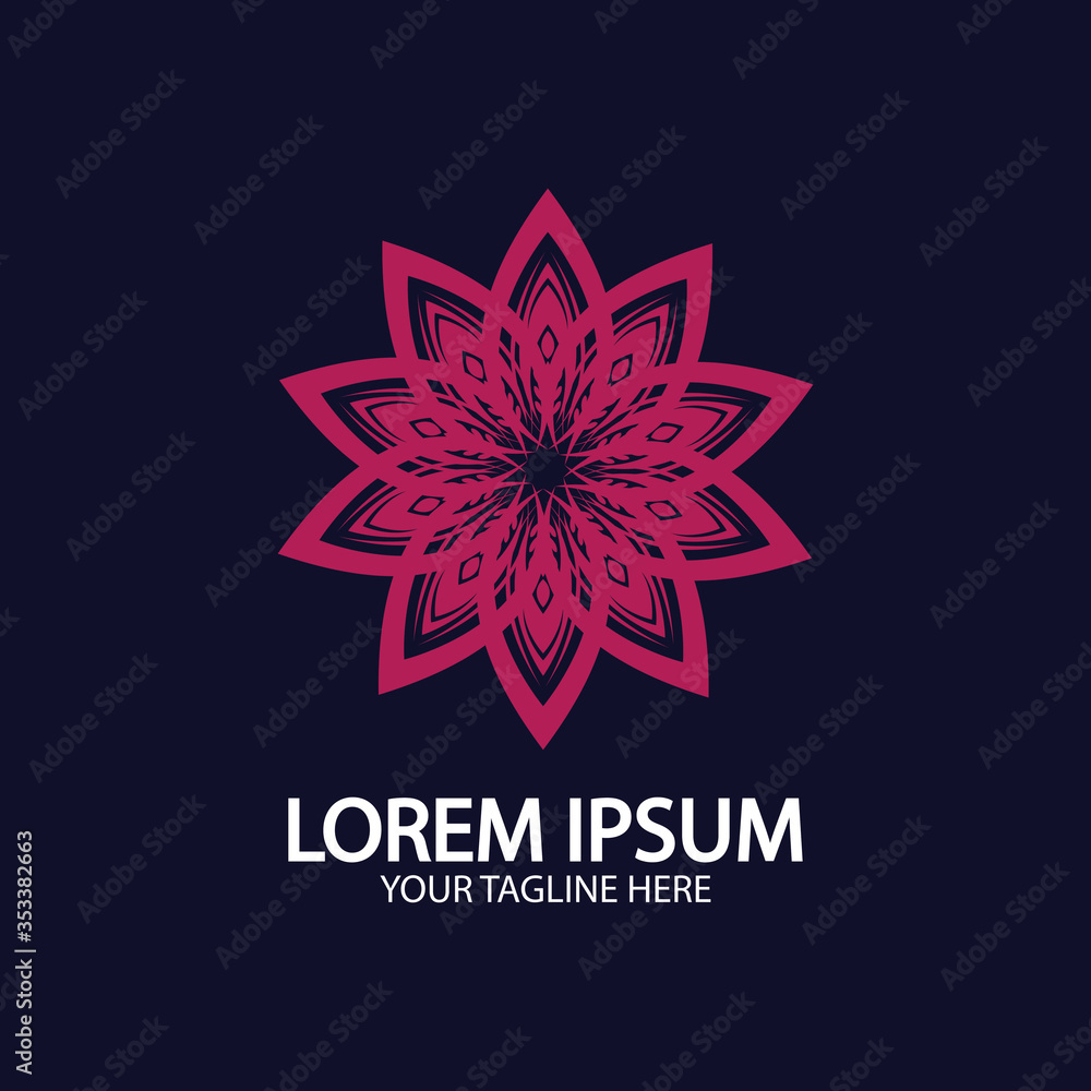 Flower logo. The circular logo. Logo of the flower. Stylized flower. Petals. Simple logo. The brand name emblem logo. Mandala. Logo boutique. Logotype for beauty. Logo for flower shop. Flower logo. The circular logo. Logo of the flower. Stylized flower. Petals. Simple logo. The brand name emblem logo. Mandala. Logo boutique. Logotype for beauty. Logo for flower shop.