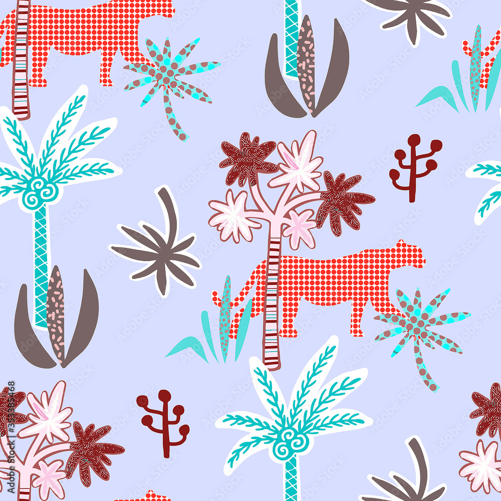 African seamless patterns. African seamless patterns.