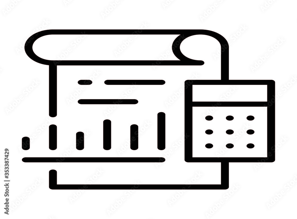 Accounting icon vector for web and app Accounting icon vector for web and app