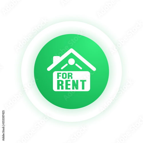 Home for Rent Sign - Icon