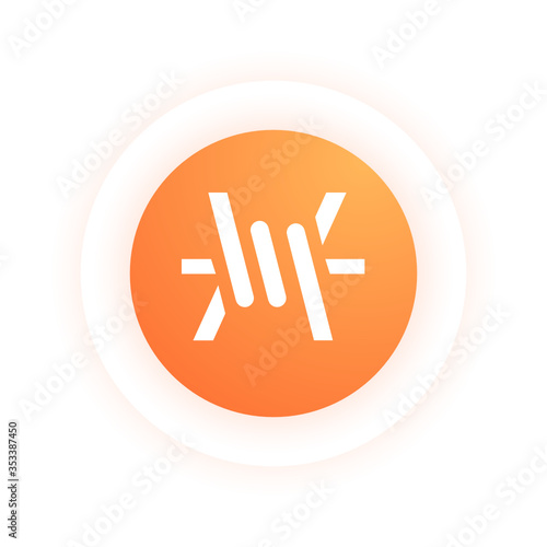 Barbed wire -  Icon