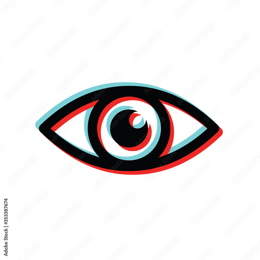Eye icon glitch old screen design
Eye icon glitch old screen design