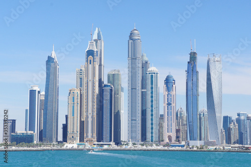 Dubai Marina Skyline Panorama - Dubai Emirate UAE