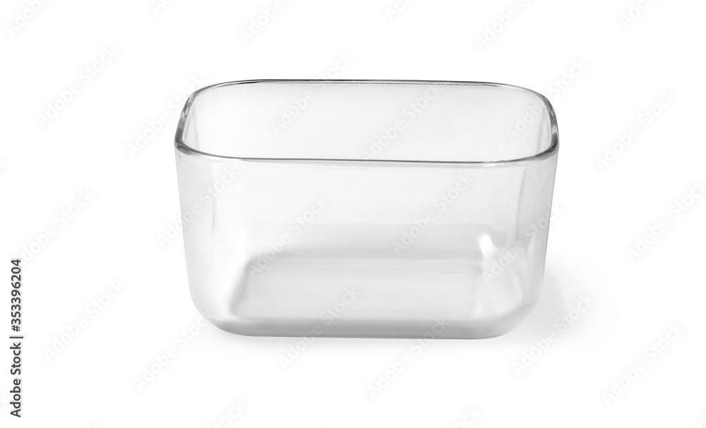 glass food container isolated glass food container isolated