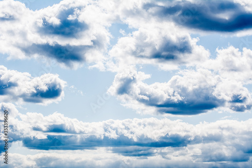 Wolkenhimmel Struktur Blau Weiß Wolke © Stephan