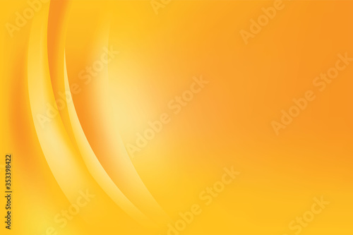 Abstract Smooth Orange Background Design, Stylish Orange Background Template Vector
