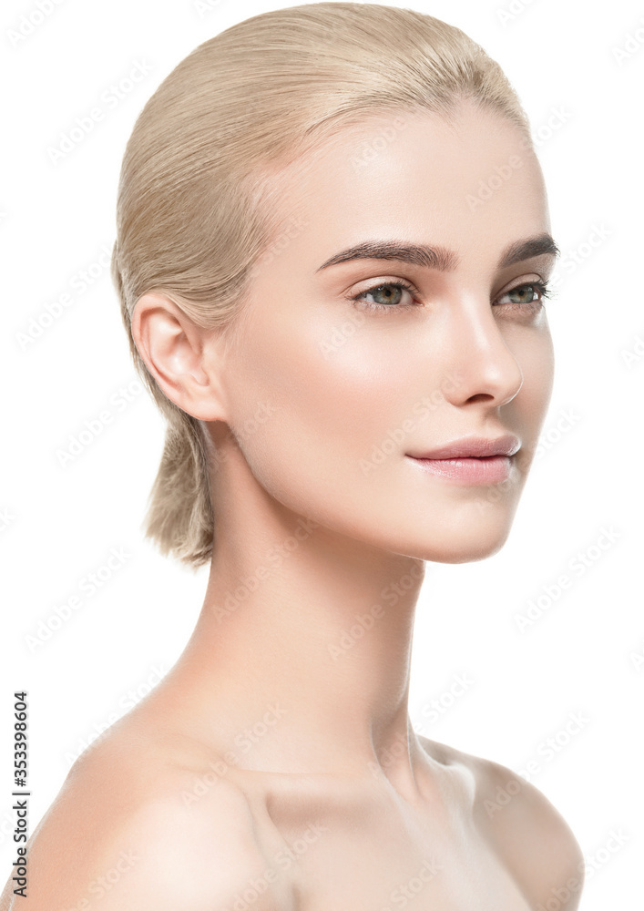 Natural healthy skin beauty female macro Natural healthy skin beauty female macro