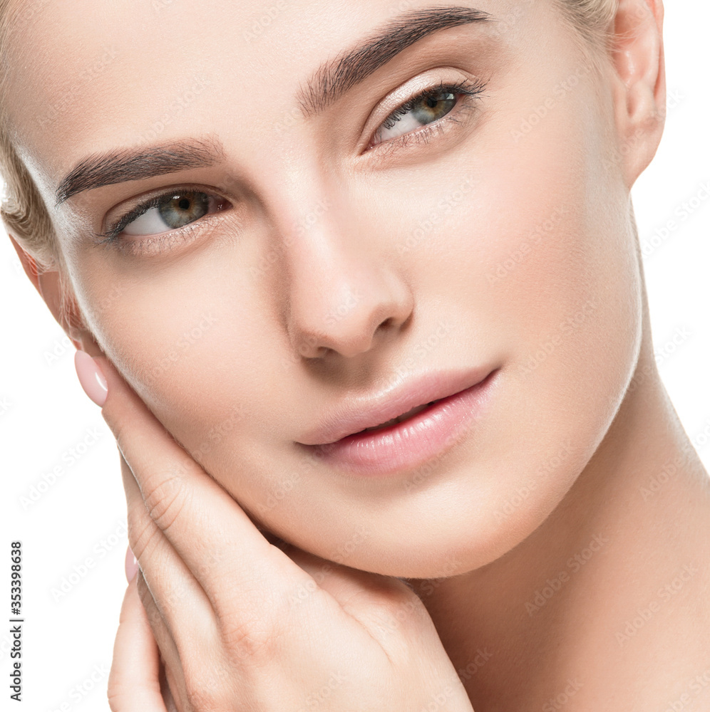 Natural healthy skin beauty female macro Natural healthy skin beauty female macro