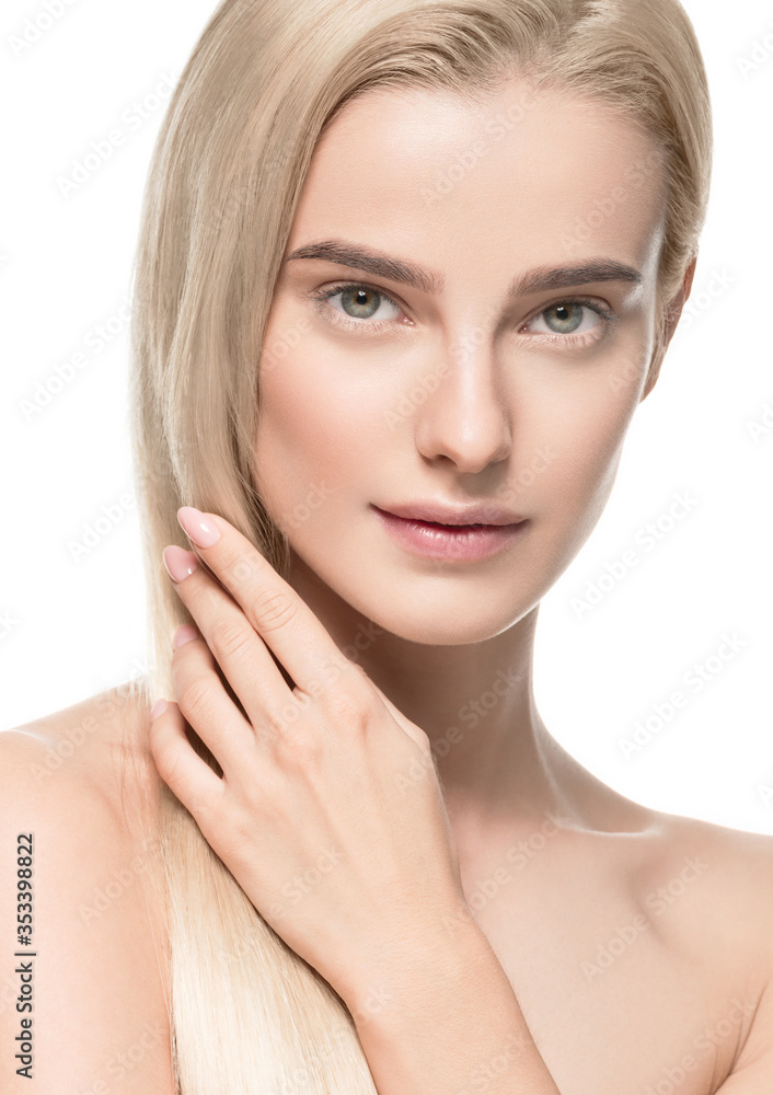 Natural healthy skin beauty female macro Natural healthy skin beauty female macro